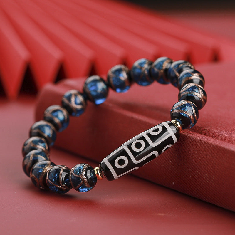 Bracelet Ancient Five-color Multi-treasure Year Snake Lucky Beads