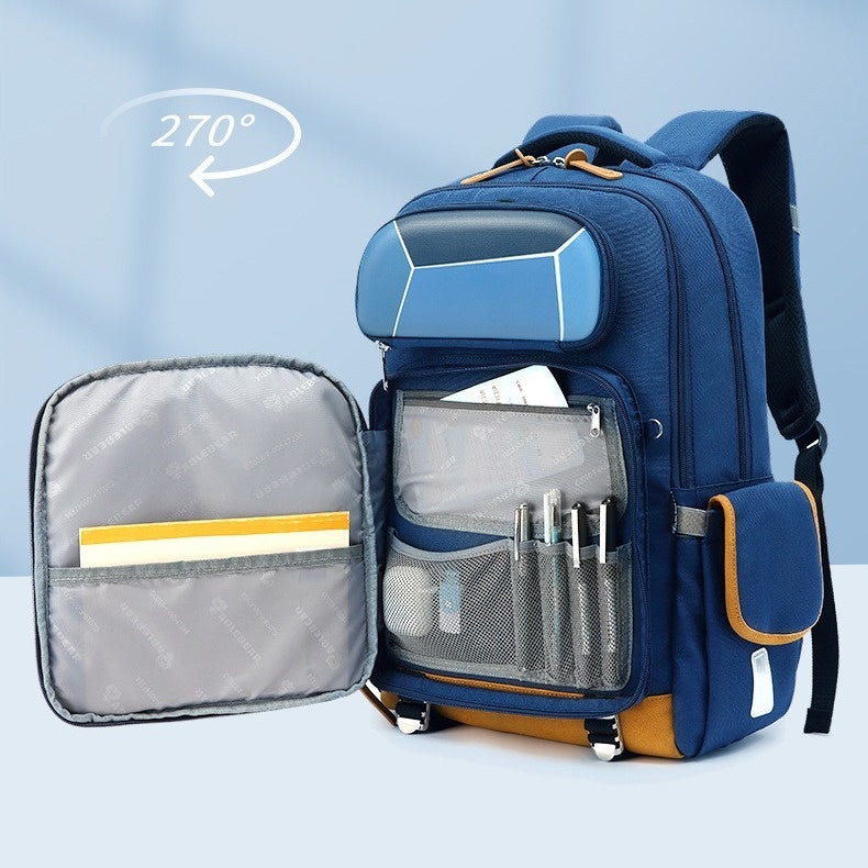 Unisex Transparent Waterproof School Backpack Polyester