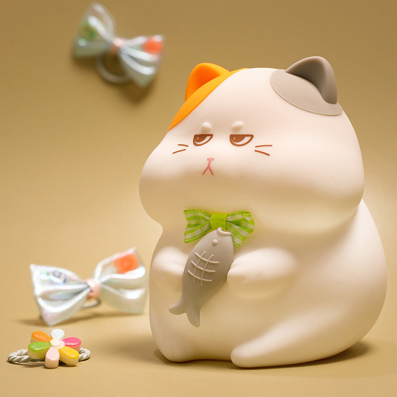 Greedy Cat Small Desktop Cartoon Creative Night Light