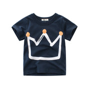 Kids Korean Style Cotton Short Sleeve Regular Fit T Shirt