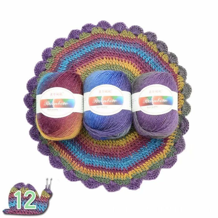 Rainbow Ball of Yarn – Colorful Knitting and Crochet Supplies