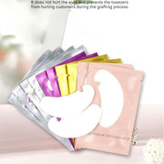 Colorful Eyelash Patches – Gold, Pink, Purple & Fox Shades, 1 Box