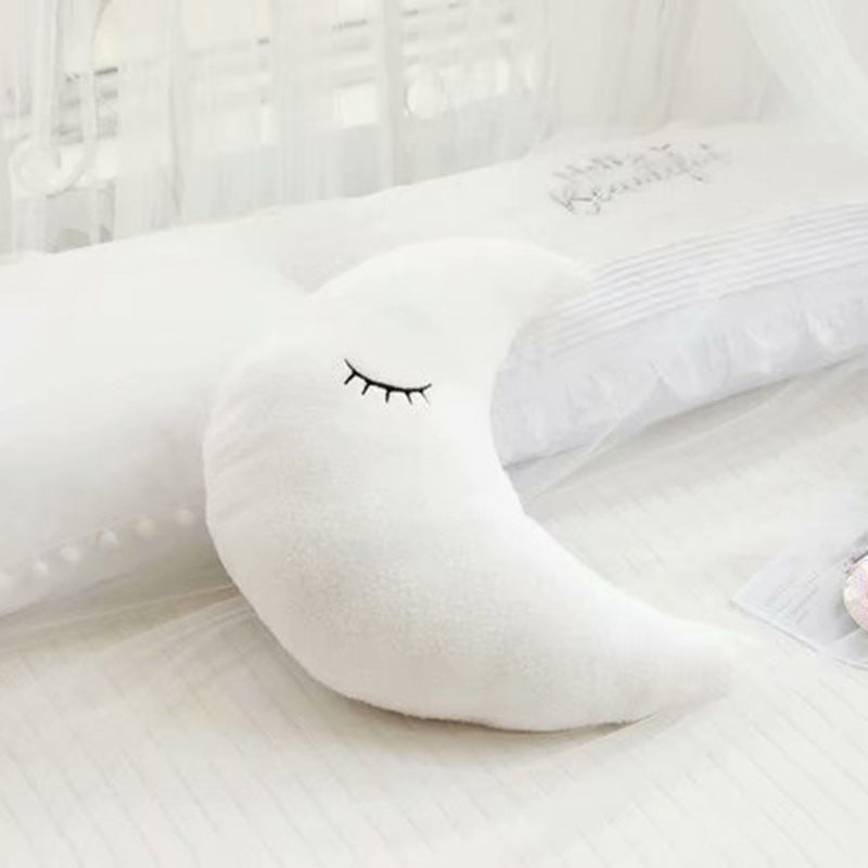 Sky Series Plush Pillow Cloud Moon Raindrop PP Cotton