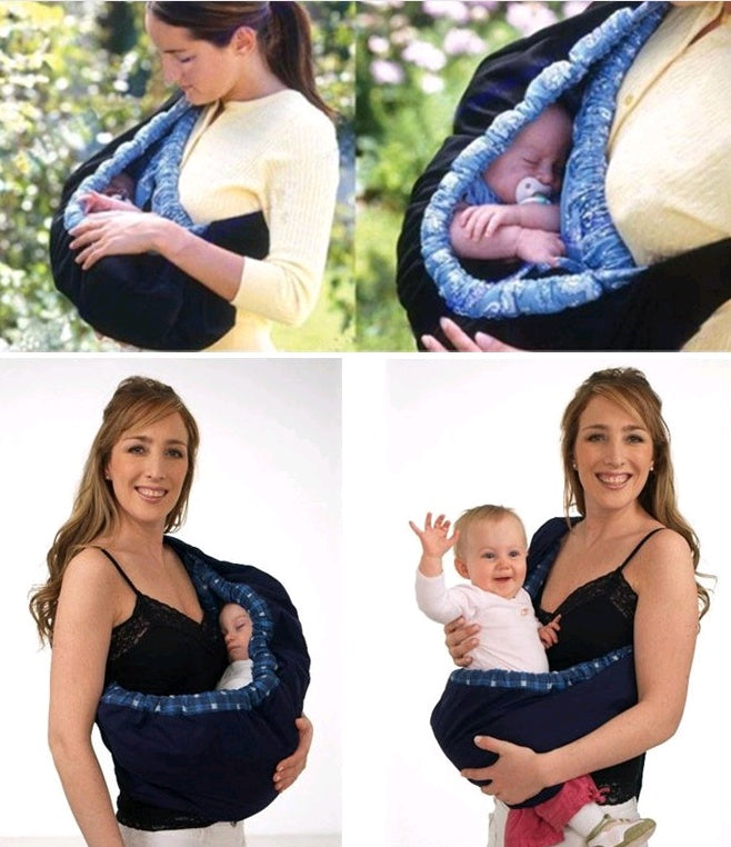 Newborn Baby Carrier with Feeding Bag – Comfortable TC Cotton Baby Sling