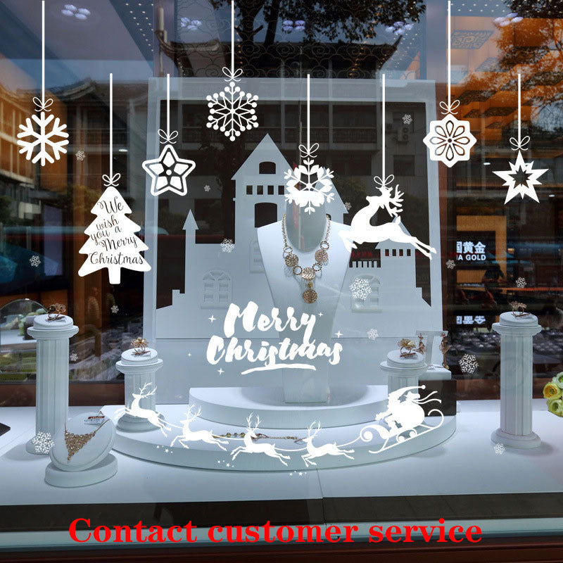 Christmas Glass Window Stickers Decoration