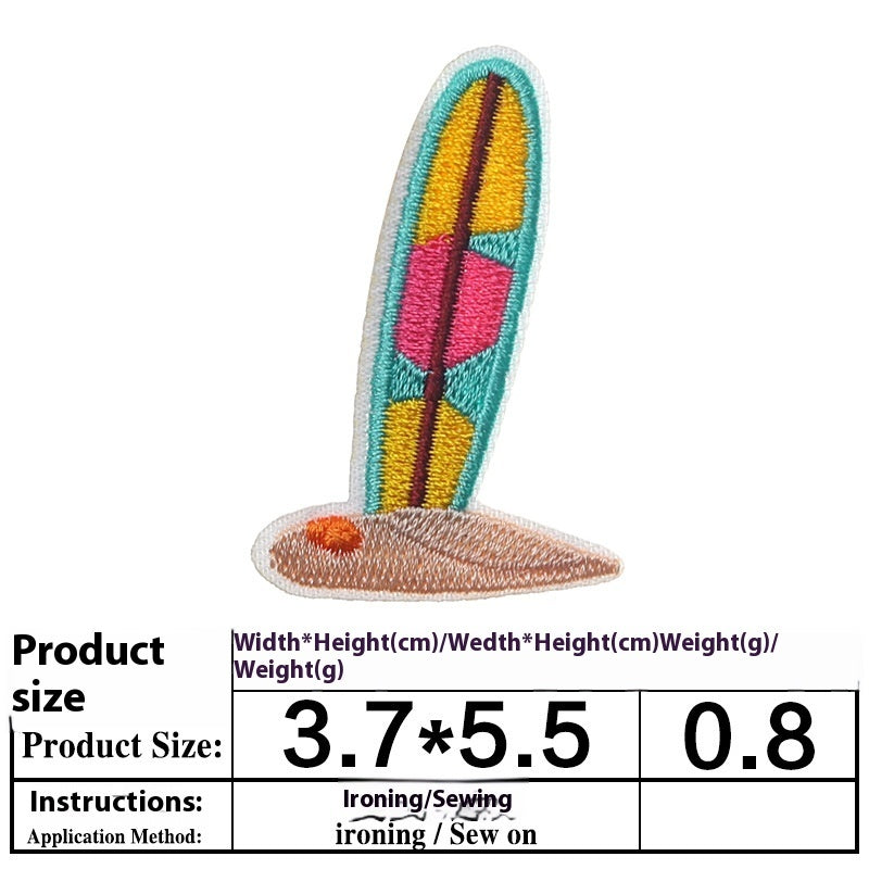 Embroidered Cloth Stickers – Decorative Patches for Clothes, Shoes, and Bags