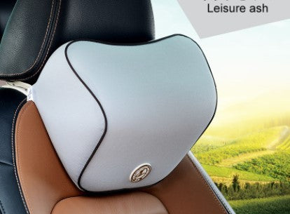 Memory Foam Car Lumbar & Neck Pillow Set – Slow Rebound, 4-Season