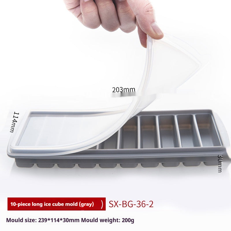 Long Strip Big Ice Tray Silicone