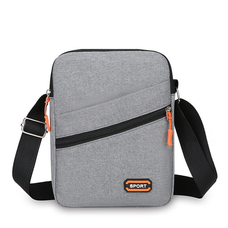 Men's One Shoulder Nylon Crossbody Backpack Slim Travel