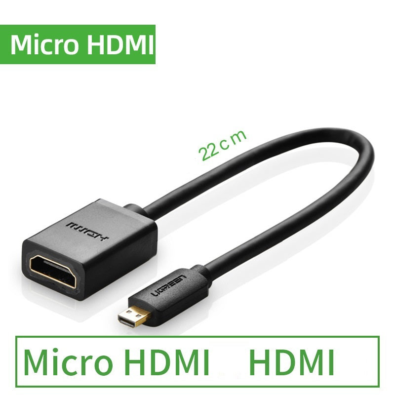 Hdmi To Hdmi Cable Mobile Phone Tablet Camera Laptop Projector Micro Head Transfer