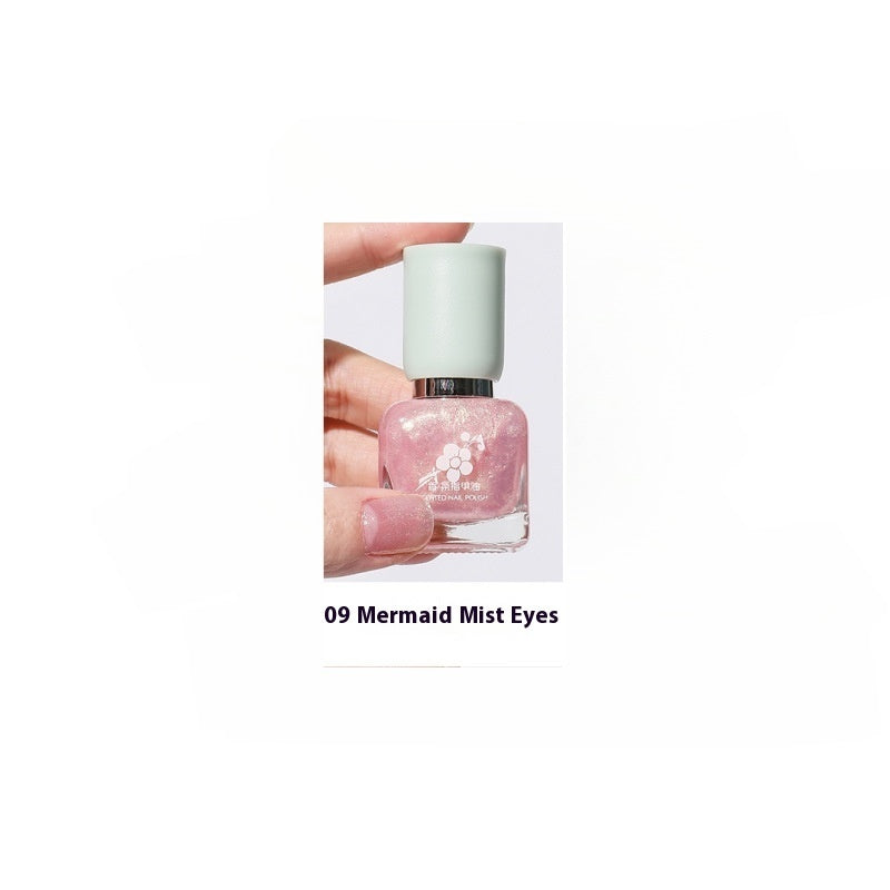 Water-based Quick-drying Baking-free Long-lasting Tearable Popular Color White Fragrance-retaining Nail Polish