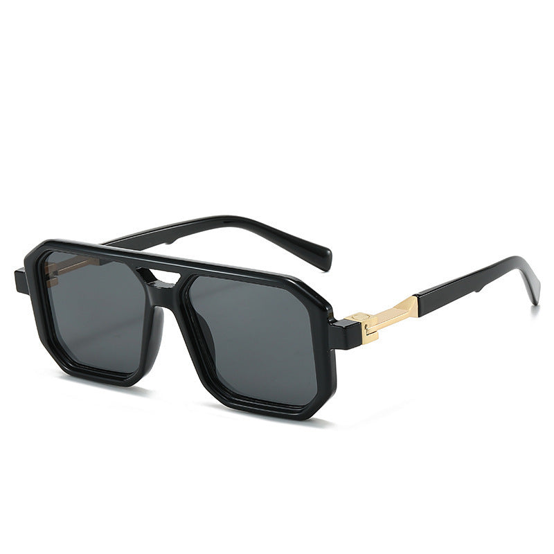 Women's Fashion Brown Sunglasses – Reflective Lenses, Stylish UV Protection
