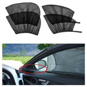 Car Front and Rear Side Curtain Sun Visor Shade, UV Protection and Anti-Mosquito Mesh Cover for Windows