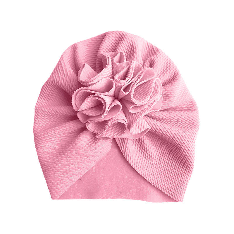 Unisex Hooded Baby Hat Cotton Twill Floral One Size
