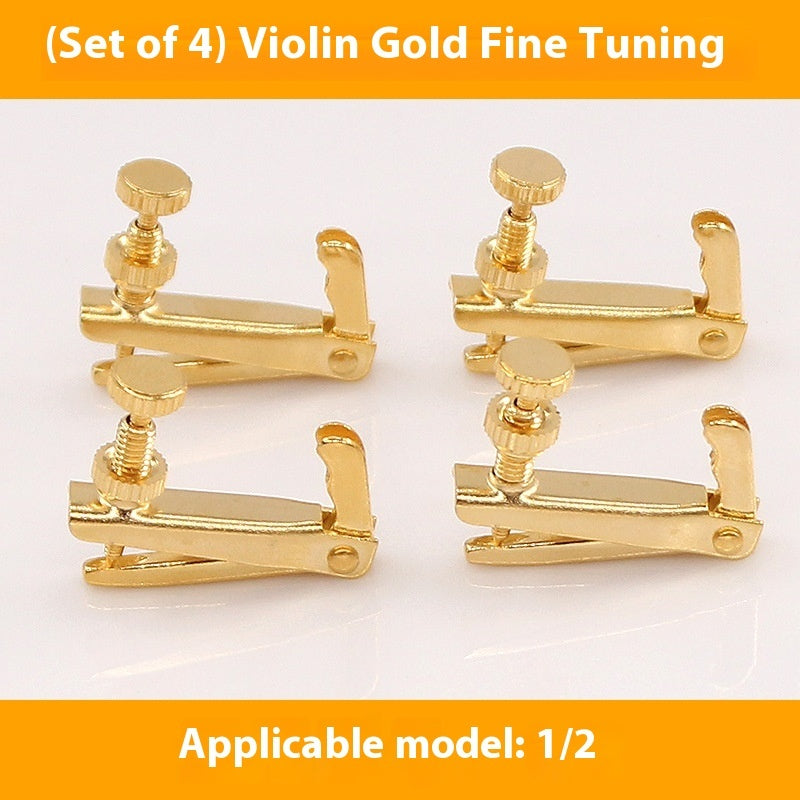 Violin Trimmer Metal String Hook Gold Plated