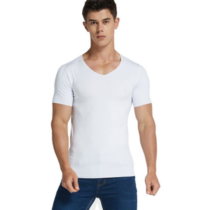 Men's Ice Silk Seamless T-Shirt