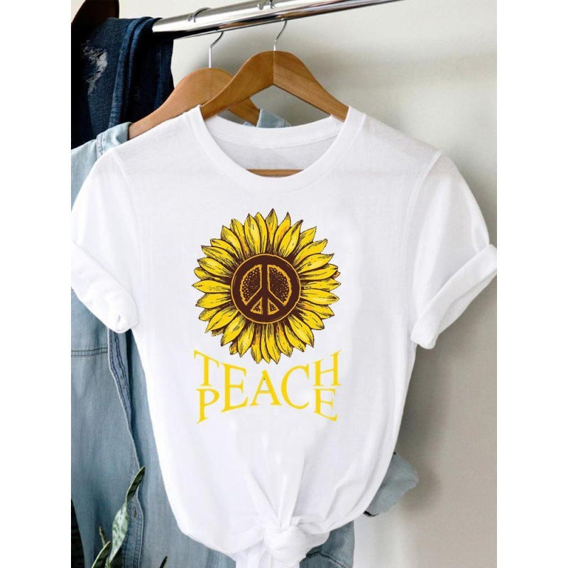 Women's Plus Size Short-sleeved T-shirt