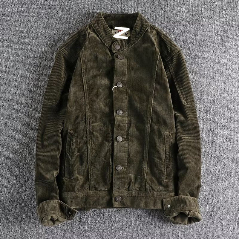 New Corduroy Youth Single-breasted Jacket