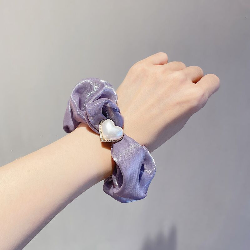 Fairy Mesh Hair Ring Pearl Temperament Headband Hair Accessories