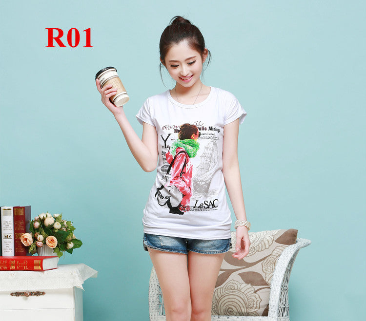 Korean Style Short Sleeve T-Shirt – Trendy & Minimalist Casual Wear
