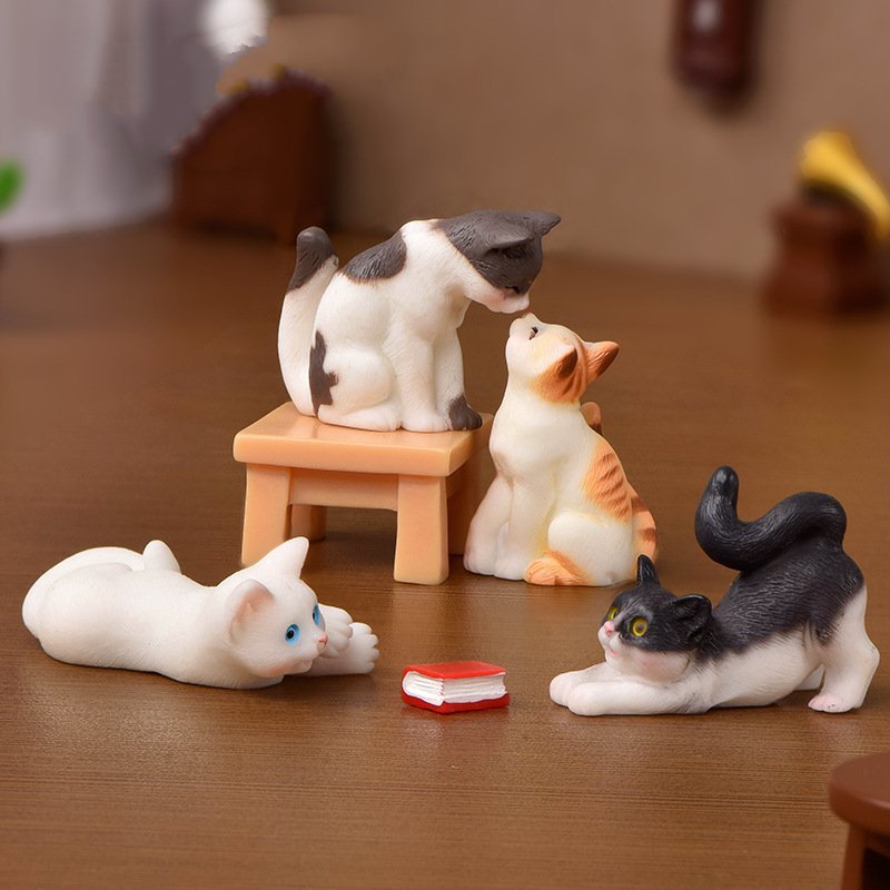 Home Fashion Mini Cat Decoration