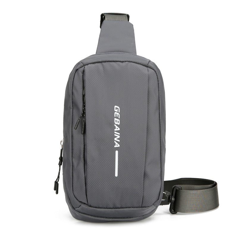 Mens Oxford Cloth Shoulder Bag Solid Color Pattern Leisure