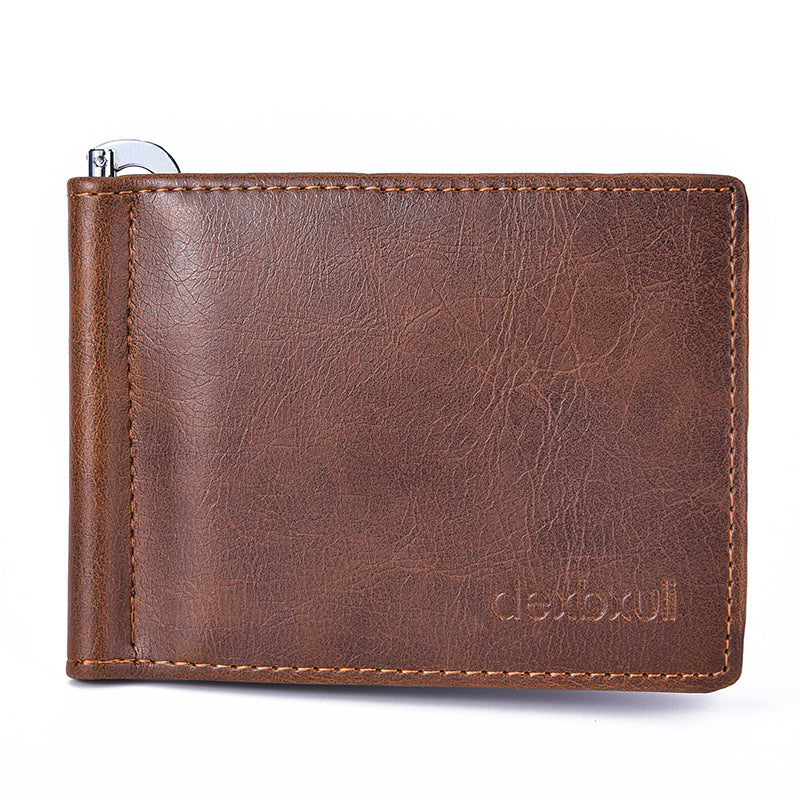 Men's Vintage Simple Mini Wallet