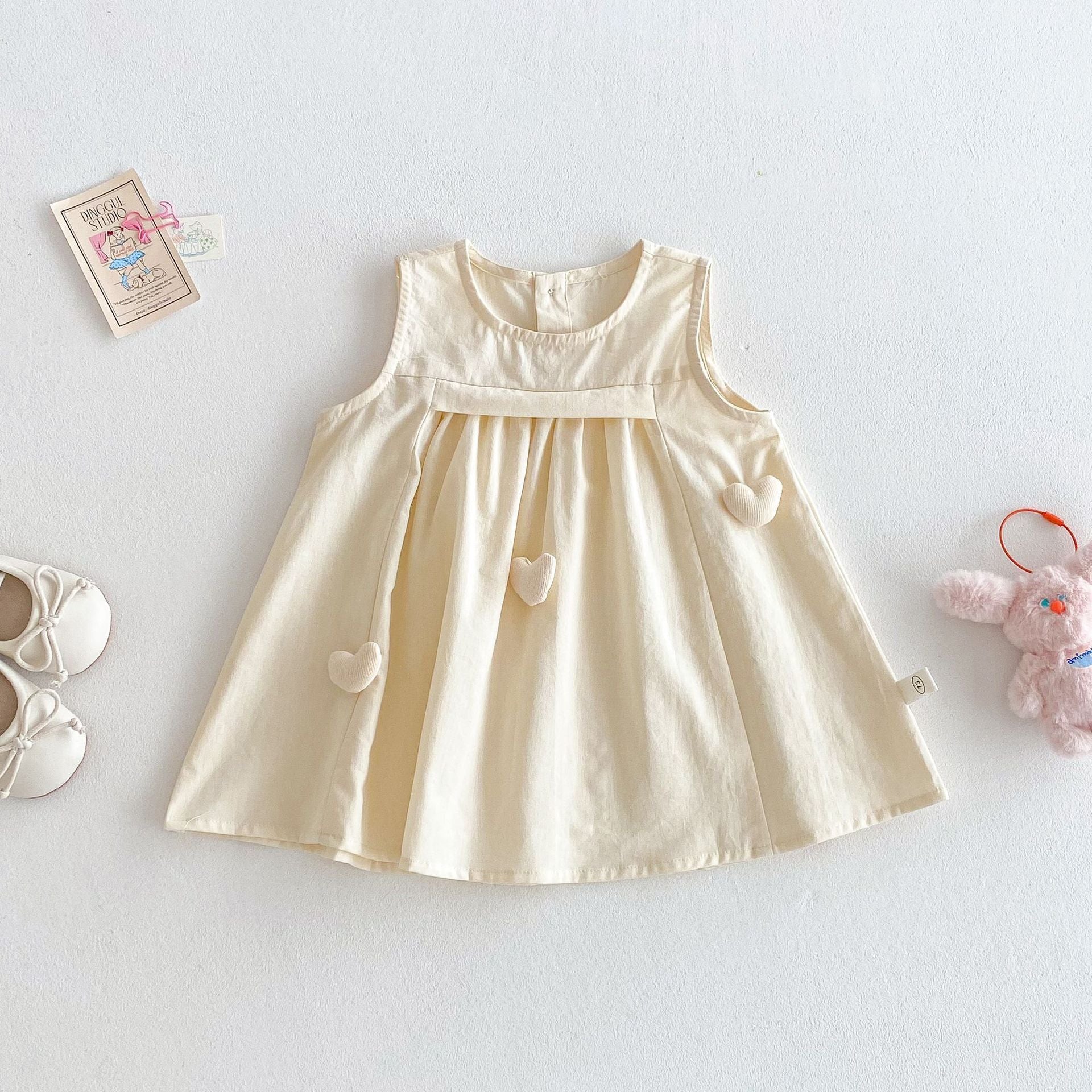 Girl's Love Princess Dress Children's Vest Dress
