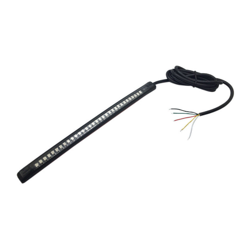 LED Brake Light Steering Sleeve Waterproof Motorcycle License Plate Tail Light