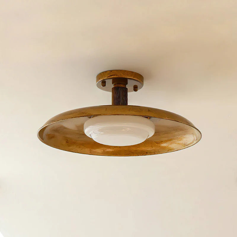 American Retro Entrance Foyer Balcony Ceiling Lamp