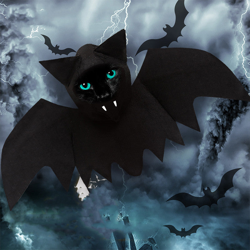Halloween Pet Bat Wings – Funny Dog and Cat Costume Accessory