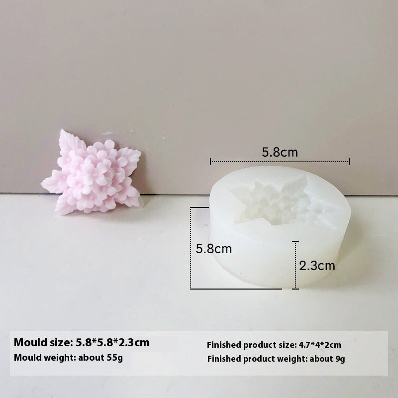 Flower Aromatherapy Candle Silicone Mold DIY