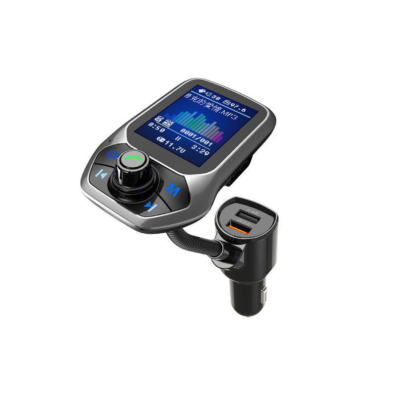 QC3.0 Bluetooth Car MP3 FM Transmitter – Hands-Free Calling & Music