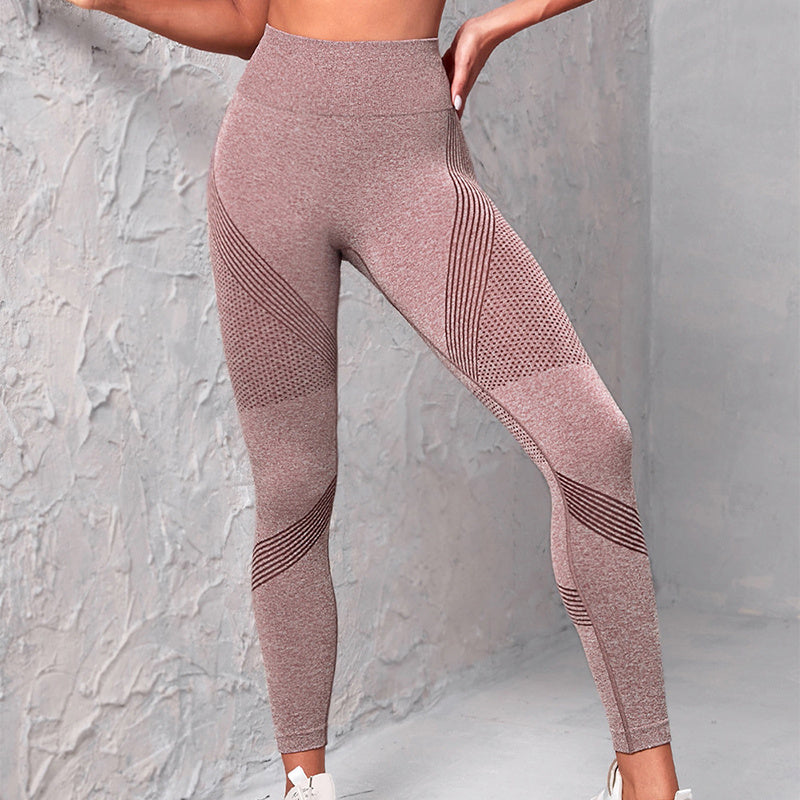 Women's High-Waist Nylon Pants Solid Color Fashion