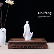 Door Frame Decoration Base Home Carving Solid Wood Crafts Bracket
