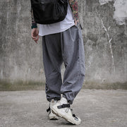 Men’s Korean Hip-Hop Harlan Pants – Loose Fit Drawstring Trousers