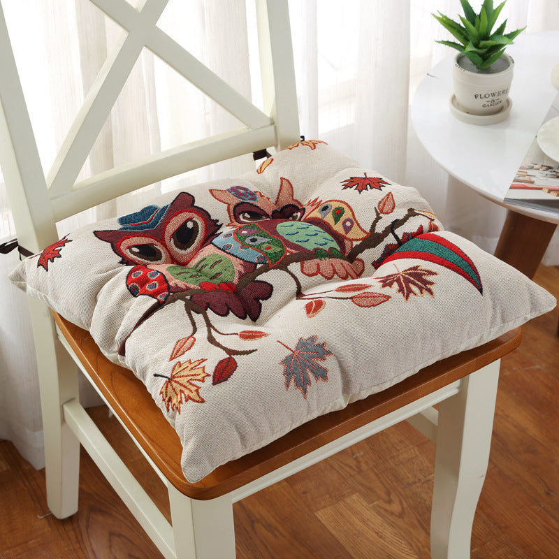Thickened Non-slip Chair Cushion Tatami Children's Heightened Dining Chair Cushion Solid Wood Stool Car Seat Cushion