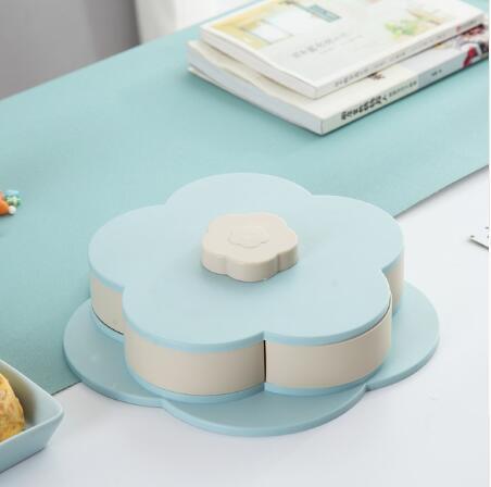 Rotating Plastic Storage Box Seed Nut Candy Dried Fruit Box