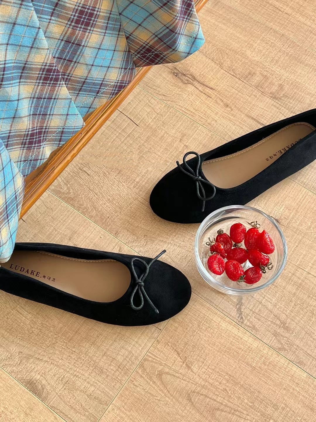 Low-cut Ballet Shoes Bow Flat Shoes
