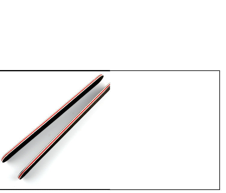 Double-Sided Nail Polishing Strip – Black & Red Heart Nail Buffer Tool