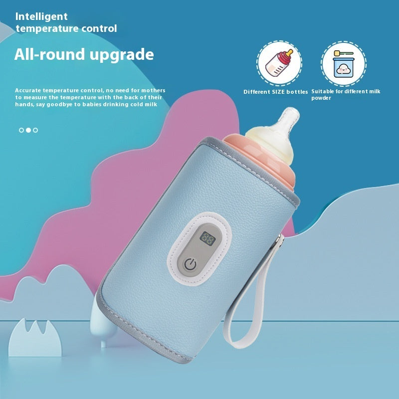 Portable Baby Bottle Warmer – Intelligent Heating & Insulation Cover