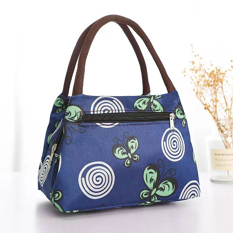 Printed Portable Student Small Cloth Bag – Makeup & Storage Organizer