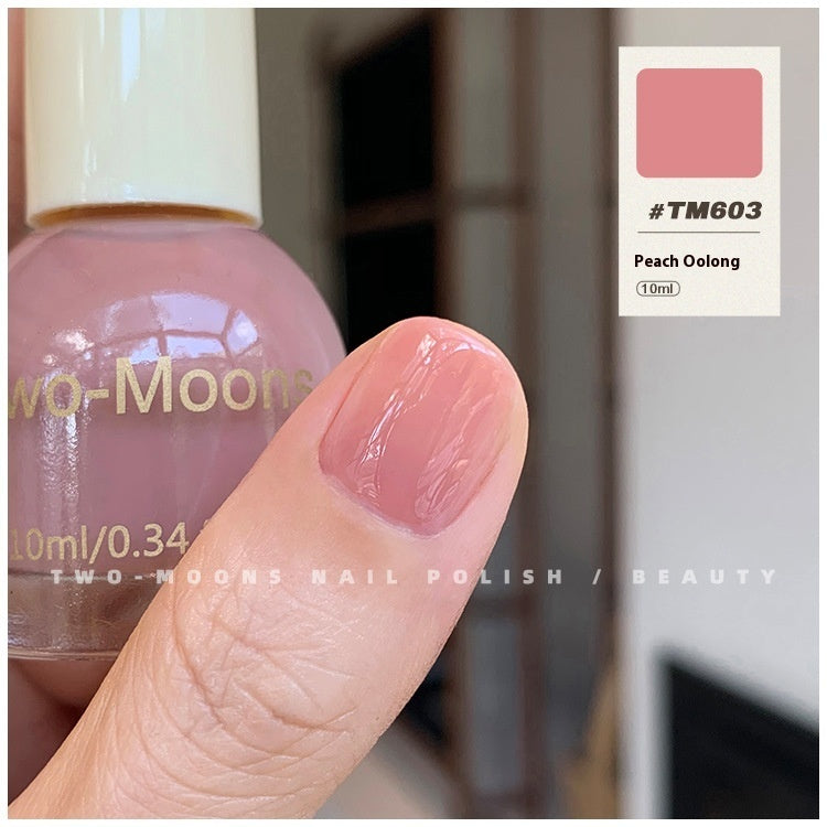 Pure Color Sequins Nail Polish Baking-free And Tear-free