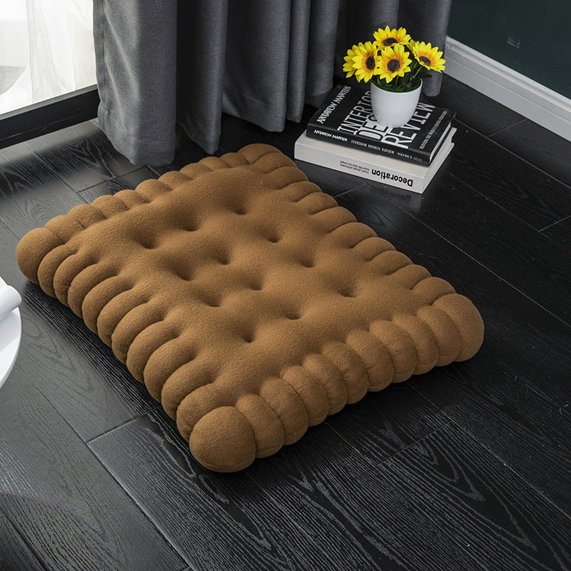 Biscuit Mat Dining Table Chair Mat Japanese Tatami Cushion