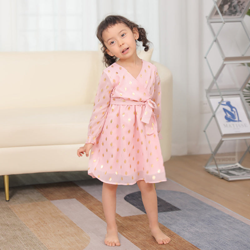 Baby Romper Woven Mother And Daughter Sling Dress