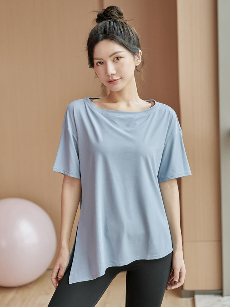 Women's Loose Sports Short Sleeve T-shirt