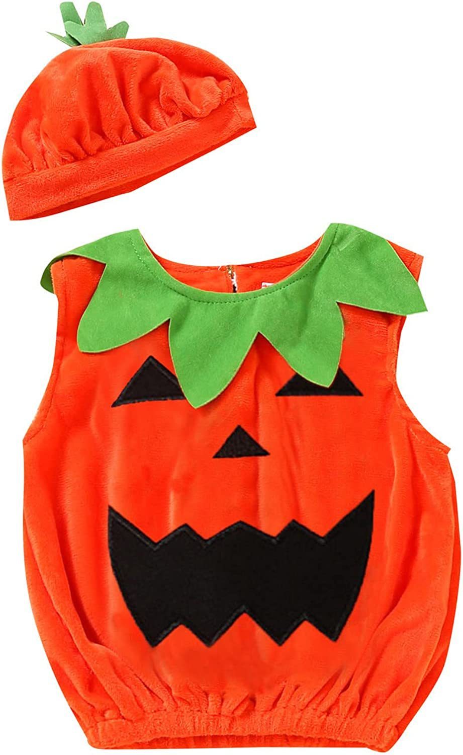 Two-piece Halloween Pumpkin Top Hat