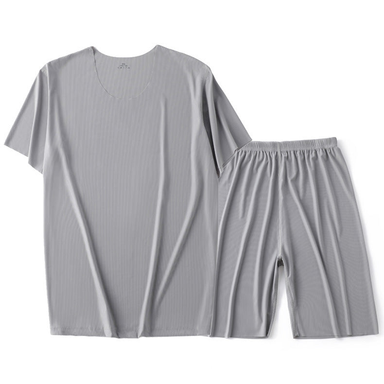 Home Wear Short Sleeve Shorts Suit Pajamas