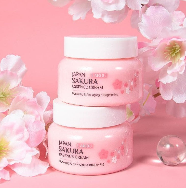 Sakura 4 Piece Skin Care Set Hydrating Cleansing Eye Cream