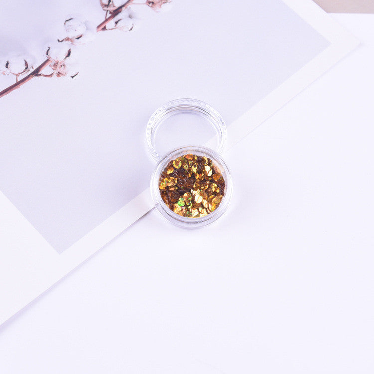 3mm Heart Laser Sequin Decorative Patch